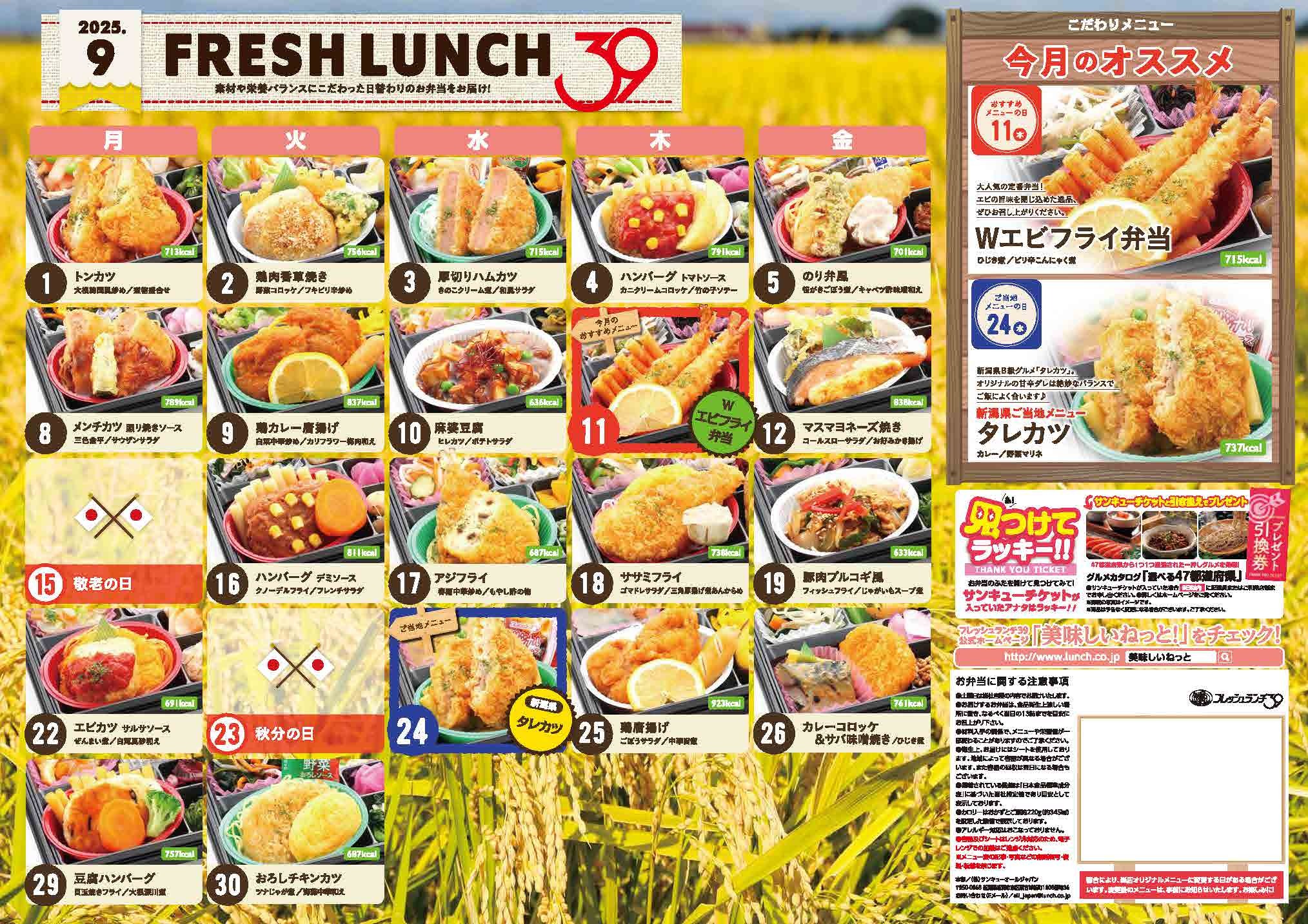 日替わり弁当
